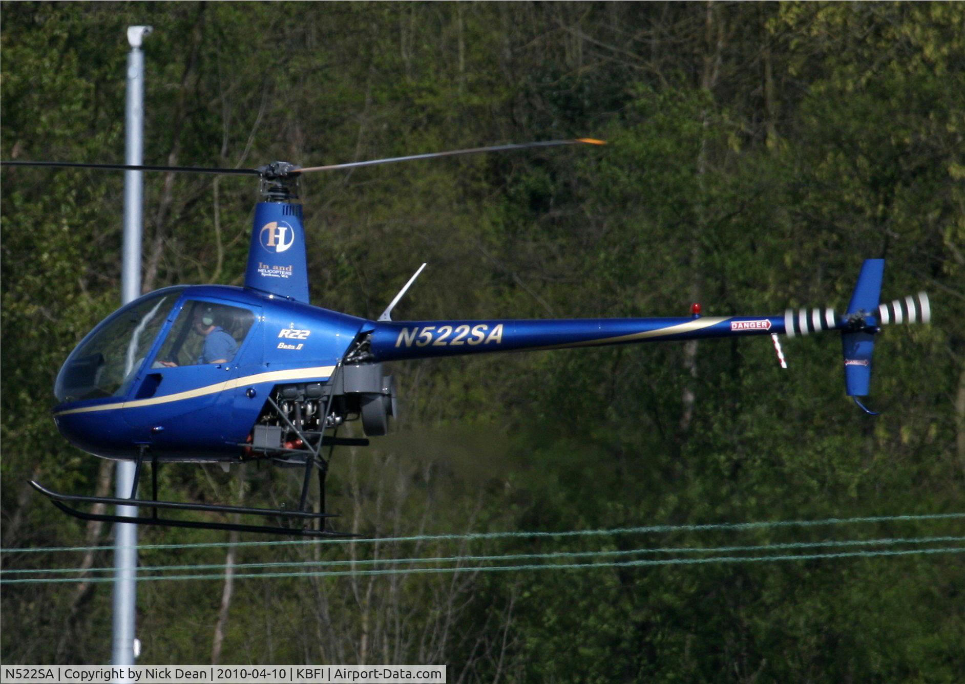 N522SA, 2005 Robinson R22 Beta C/N 3788, KBFI