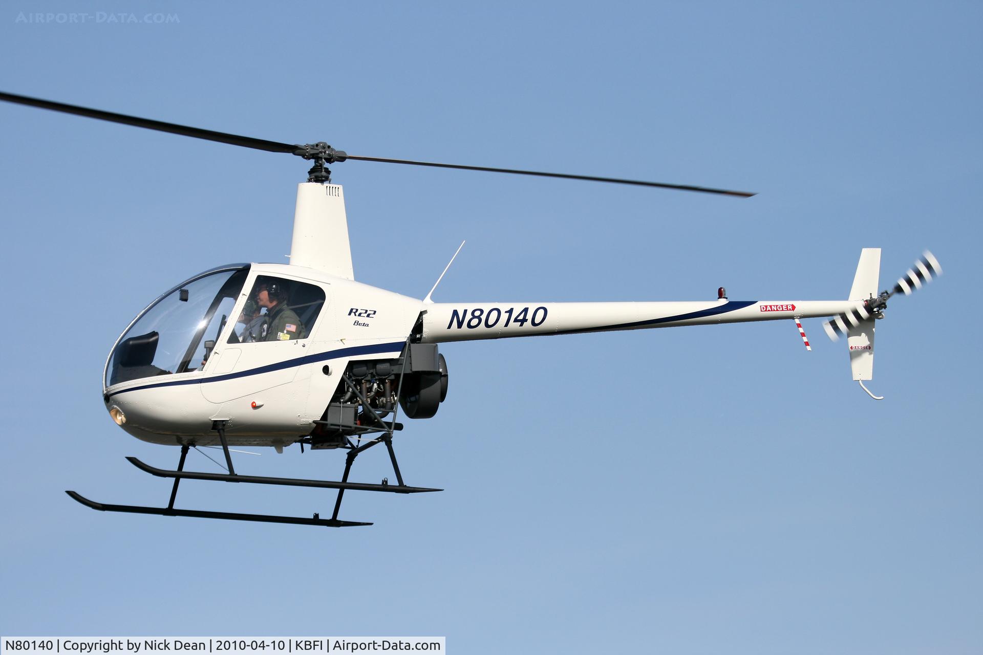 N80140, 1989 Robinson R22 BETA C/N 1030, KBFI
