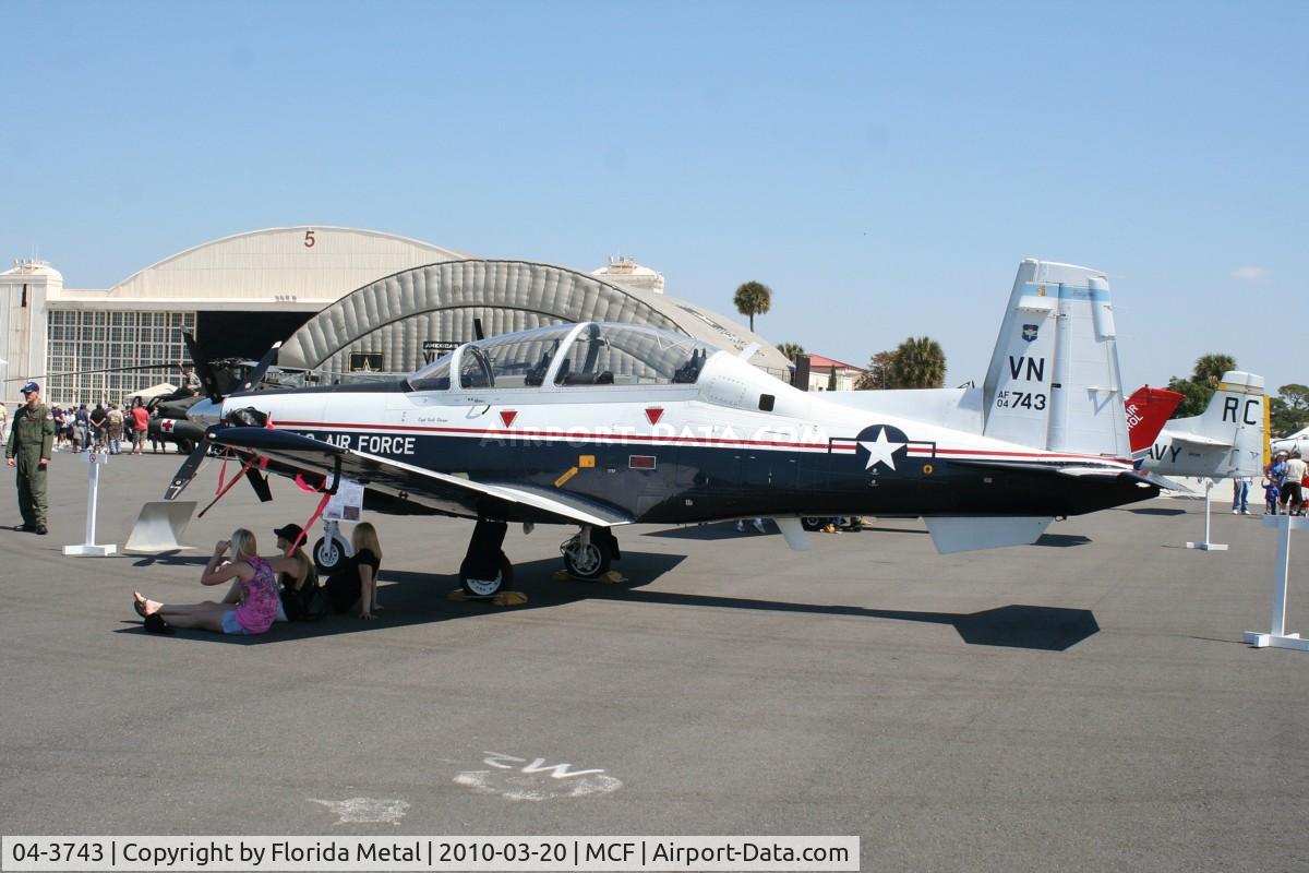 04-3743, 2004 Raytheon T-6A Texan II C/N PT-295, T-6A Texan II