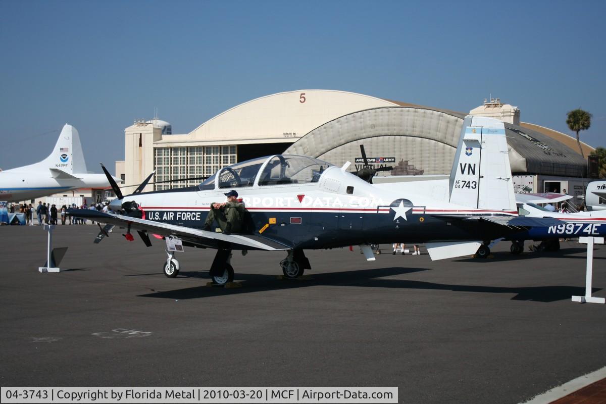 04-3743, 2004 Raytheon T-6A Texan II C/N PT-295, T-6A Texan II