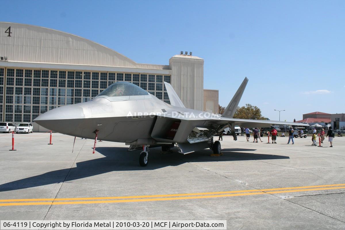 06-4119, 2006 Lockheed Martin F-22A Raptor C/N 4119, F-22A