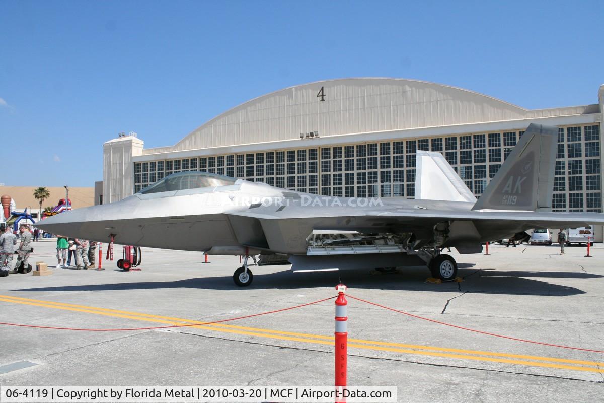 06-4119, 2006 Lockheed Martin F-22A Raptor C/N 4119, F-22A Raptor