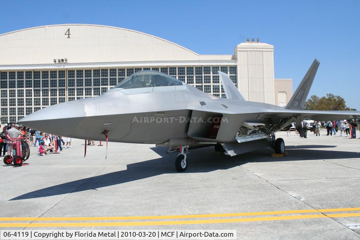 06-4119, 2006 Lockheed Martin F-22A Raptor C/N 4119, F-22A Raptor