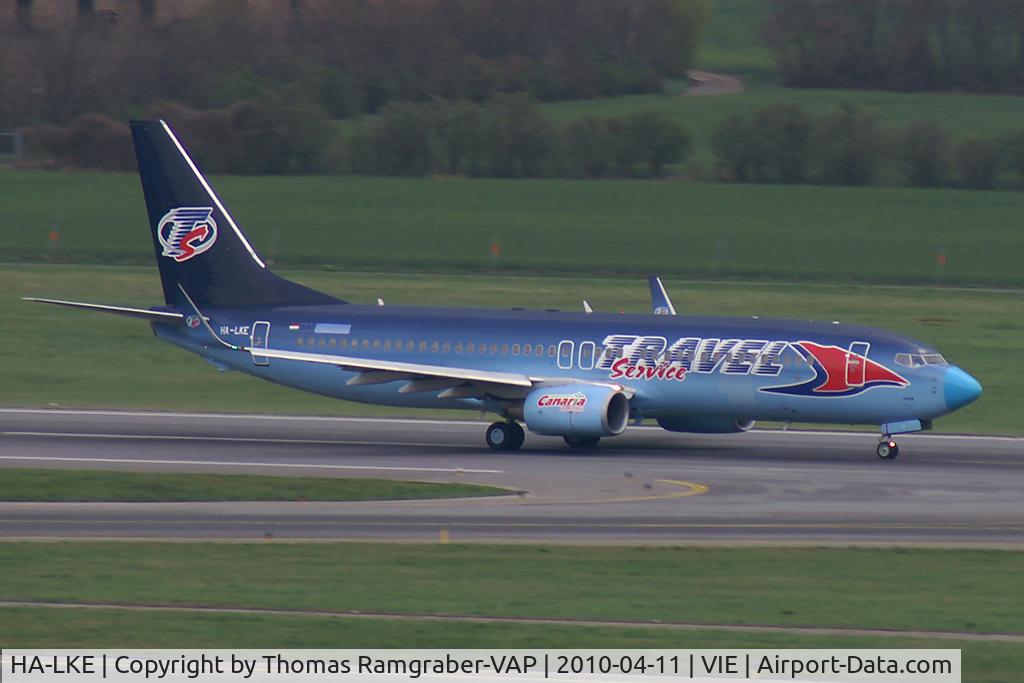 HA-LKE, 2001 Boeing 737-86Q C/N 30278, Travel Service Hungary Boeing 737-800
