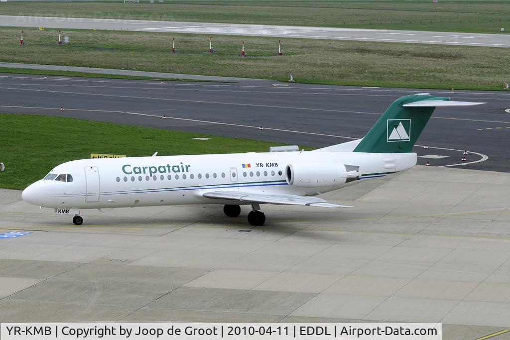 YR-KMB, 1996 Fokker 70 (F-28-0070) C/N 11565, new acquisition by Carpatair.