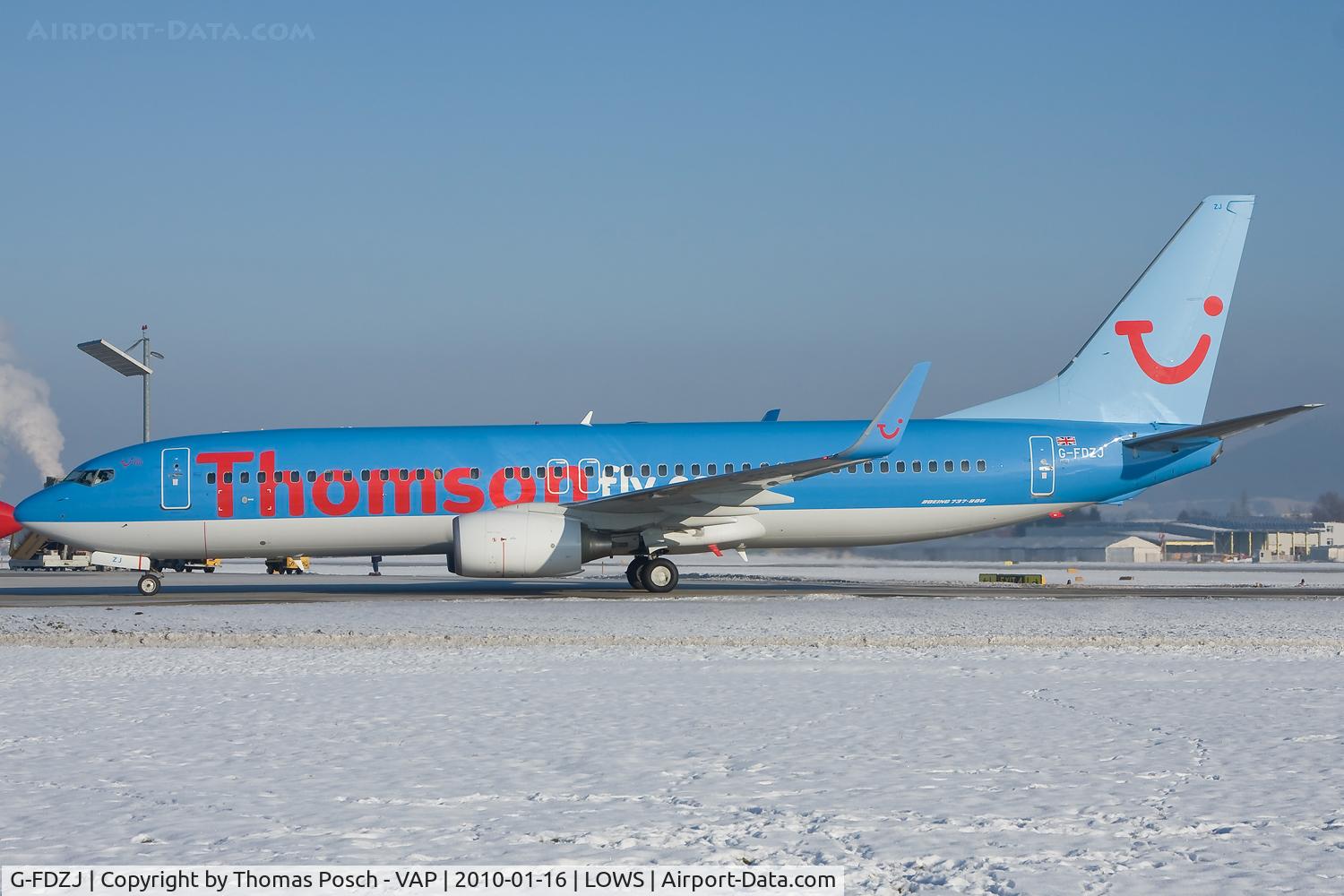 G-FDZJ, 2007 Boeing 737-8K5 C/N 34690, Thomsonfly