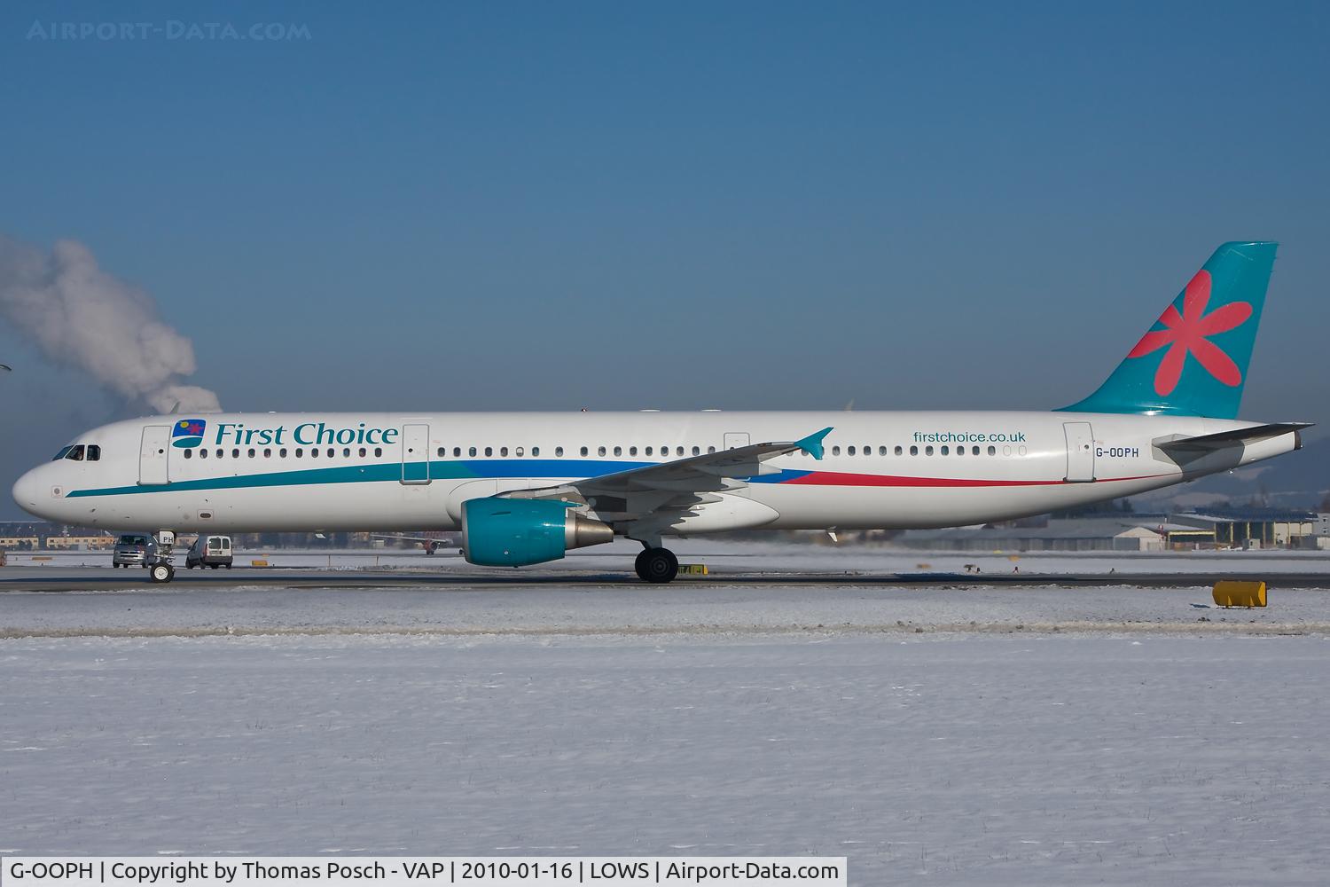 G-OOPH, 1998 Airbus A321-211 C/N 781, First Choice Airways