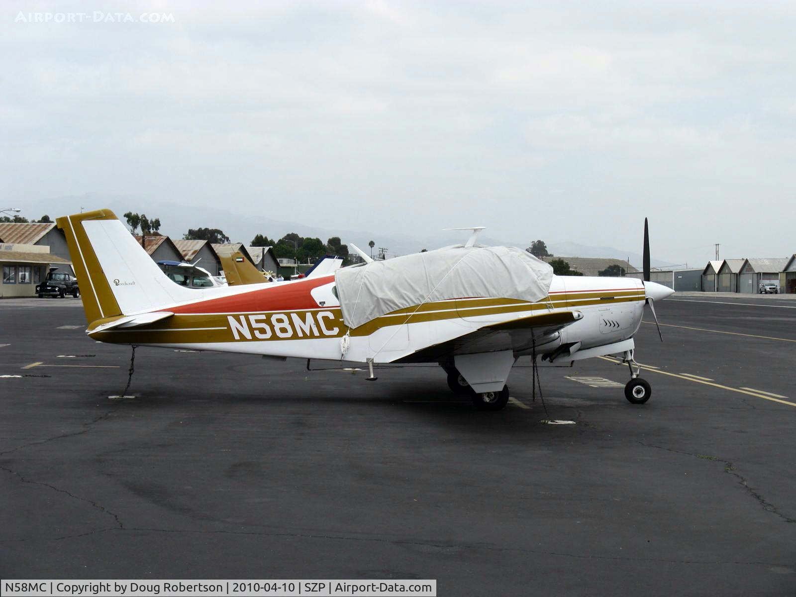 N58MC, 1978 Beech F33C Bonanza C/N CJ-143, 1978 Beech F33C BONANZA, Continental IO-520-A 285 Hp