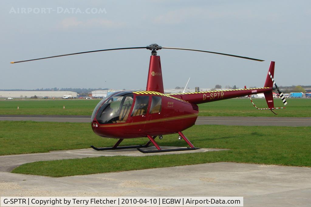 G-SPTR, 2009 Robinson R44 Raven II C/N 12799, Robinson R 44 at Wellesbourne