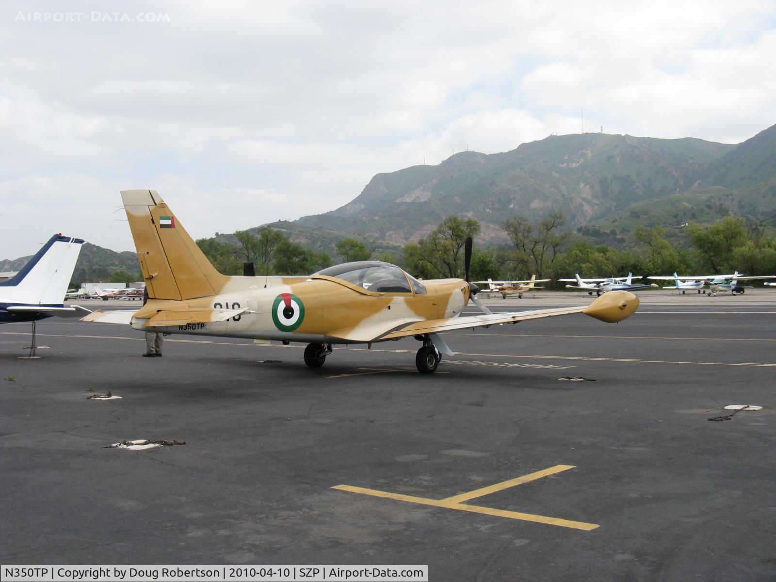 N350TP, 1983 SIAI-Marchetti SF-260TP C/N 011/62-004, 1983 Siai-Marchetti SF.260TP, Allison 250-B17 Tri-blade Turboprop 385 shp, UAE flagged