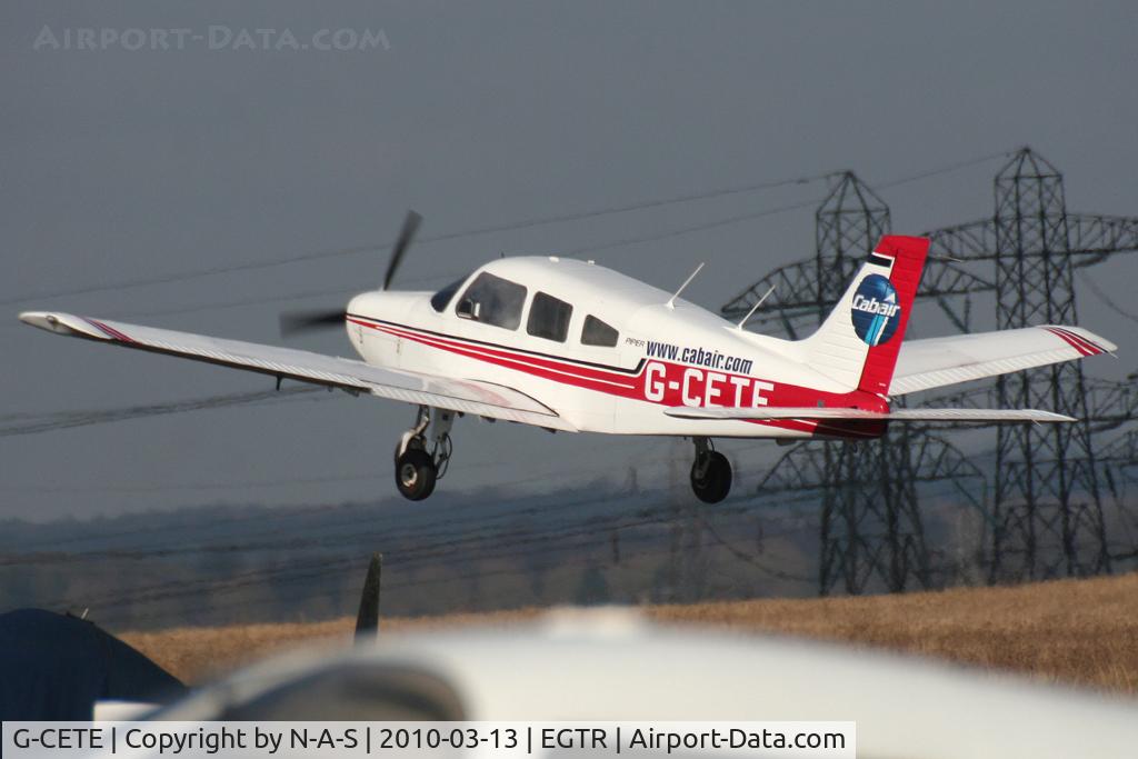 G-CETE, 2000 Piper PA-28-161 Cherokee Warrior III C/N 2842079, Based PA28 Climbing away