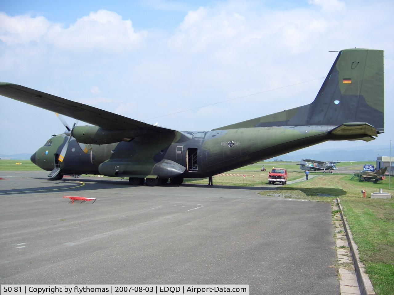 50 81, Transall C-160D C/N D118, Transall Bayreuth Airport