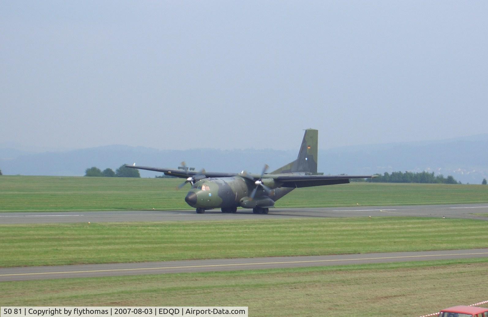 50 81, Transall C-160D C/N D118, Transall Bayreuth Airport
