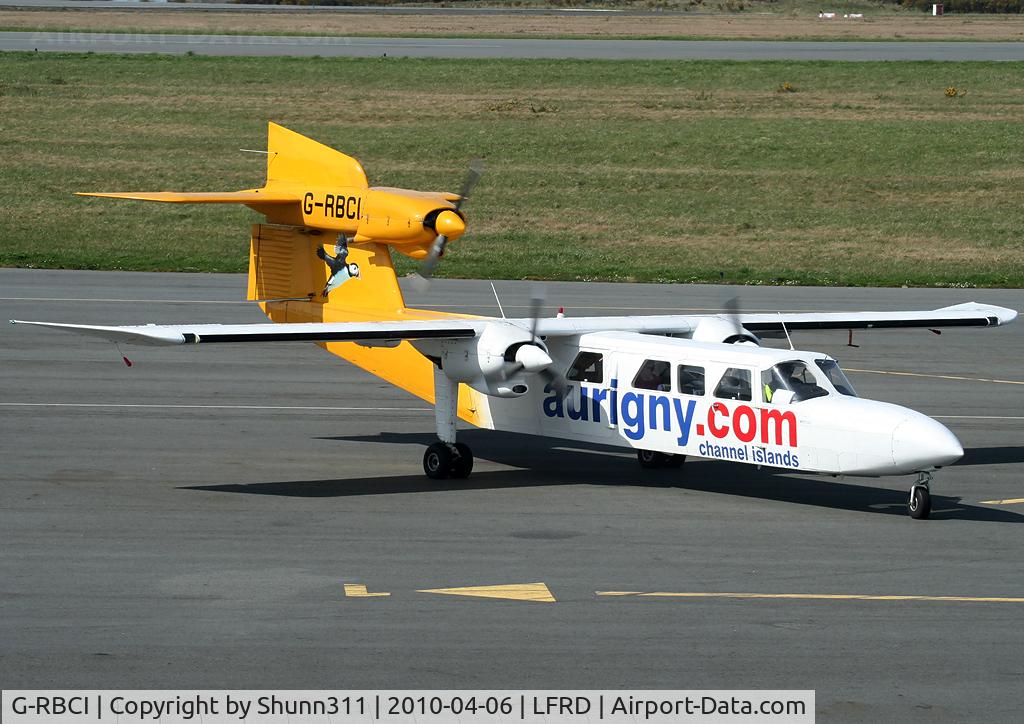 G-RBCI, 1976 Britten-Norman BN-2A Mk.III-2 Trislander C/N 1035, Arriving to the terminal...