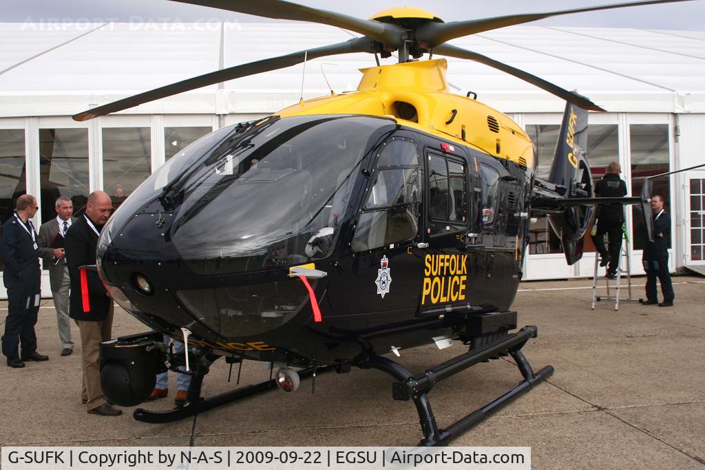 G-SUFK, 2008 Eurocopter EC-135P-2+ C/N 0730, Static, Helitech 2009