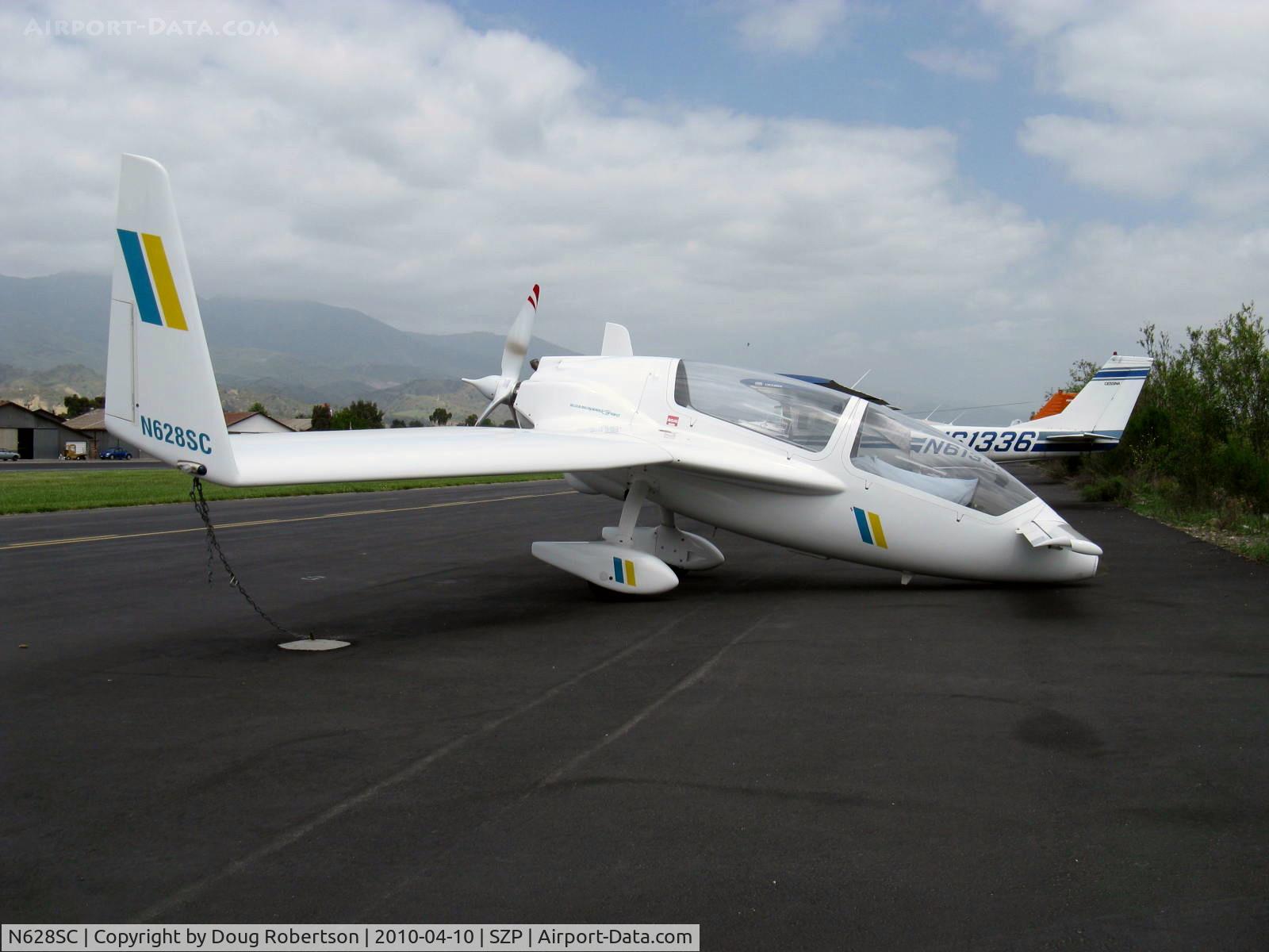 N628SC, Gyroflug SC-01B-160 Speed Canard C/N S-29, Gyroflug SC 01 B 160 SPEED CANARD, Lycoming O-320-D-1A 160 Hp pusher, Experimental class, von Deutschland, new prop and new tweaked spinner