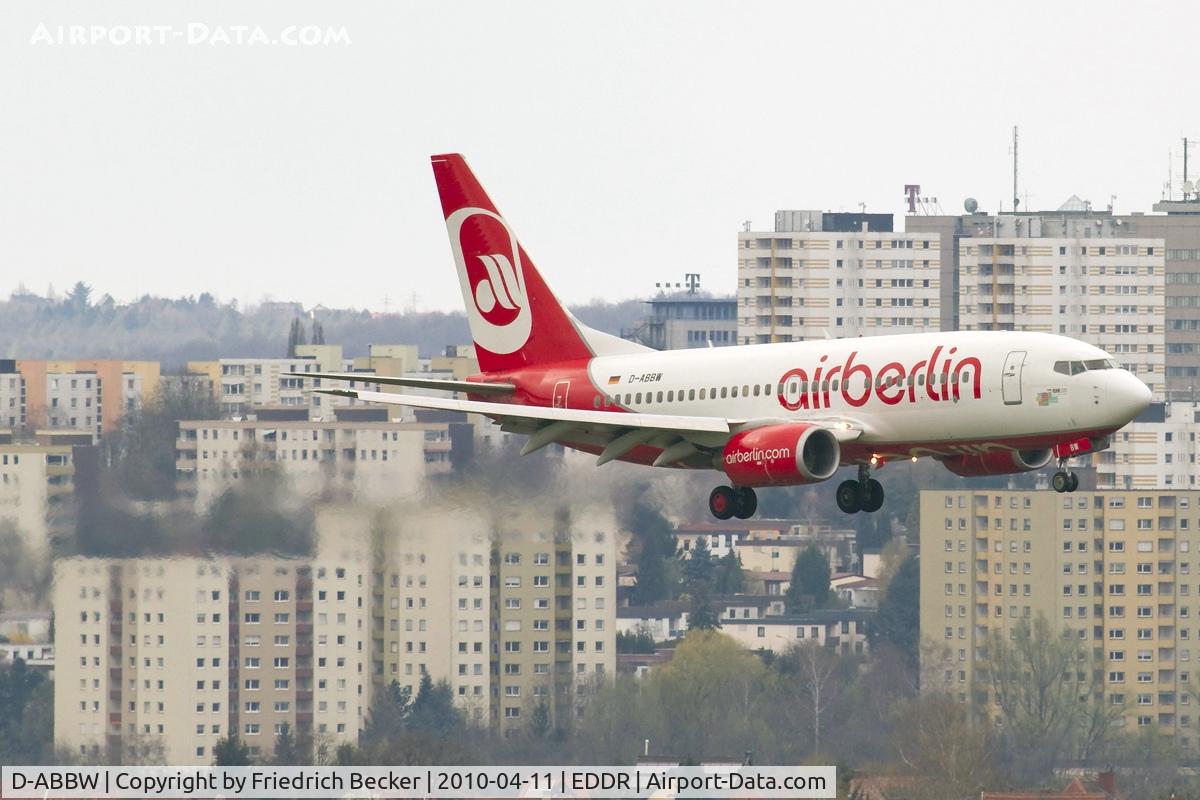 D-ABBW, 2002 Boeing 737-76Q C/N 30642, on final RW09