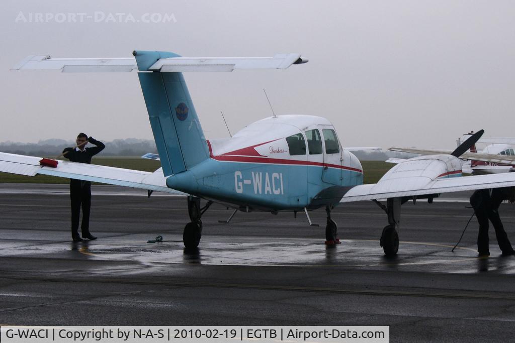 G-WACI, 1979 Beech 76 Duchess C/N ME-289, Having a wash, Based