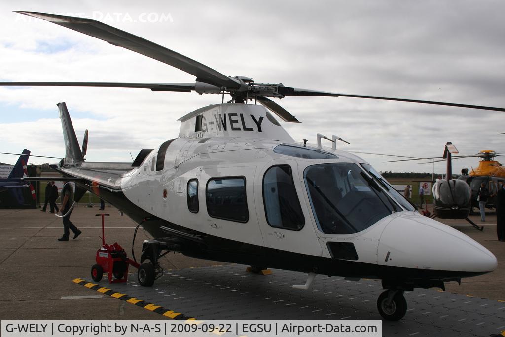 G-WELY, 2007 Agusta A-109E Power C/N 11710, Static, Helitech 2009