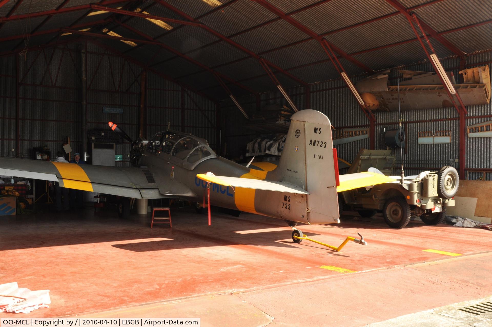 OO-MCL, Morane-Saulnier MS-733 Alcyon C/N 186, /