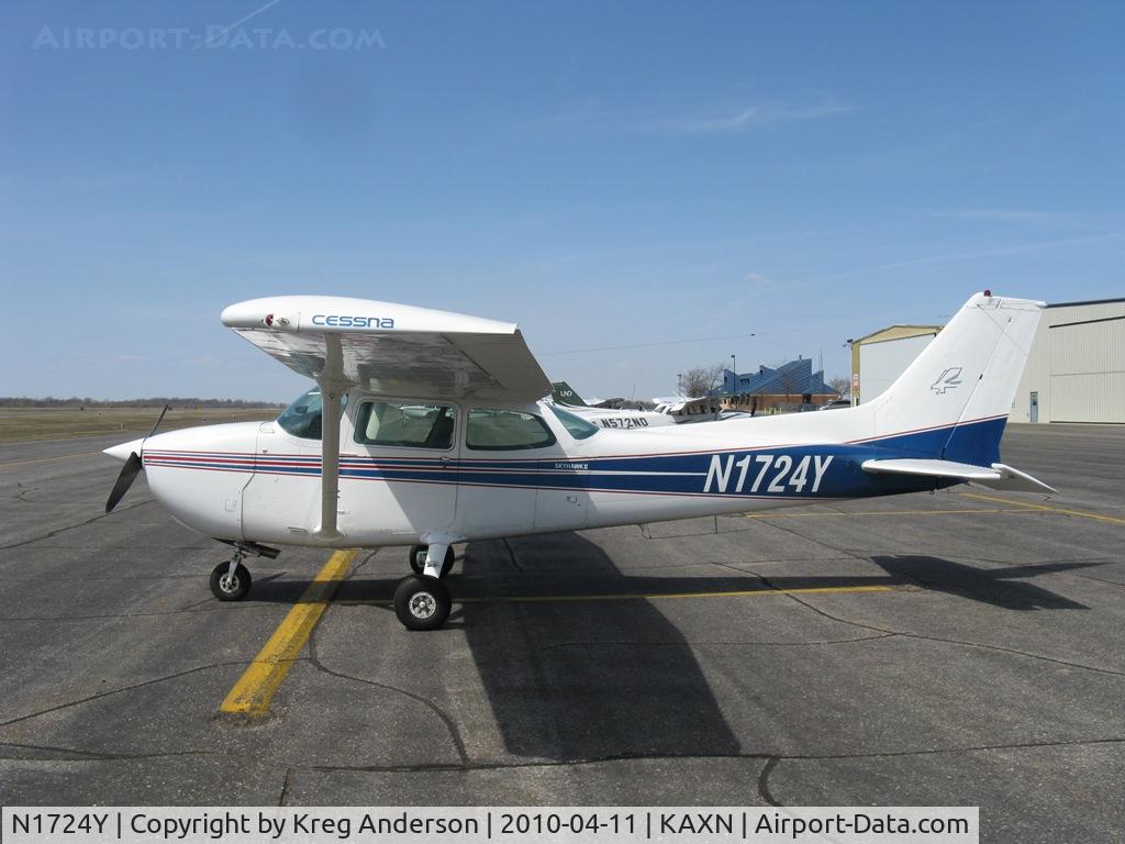 N1724Y, 1977 Cessna 172N Skyhawk C/N 17268676, Cessna 172N Skyhawk on the ramp.