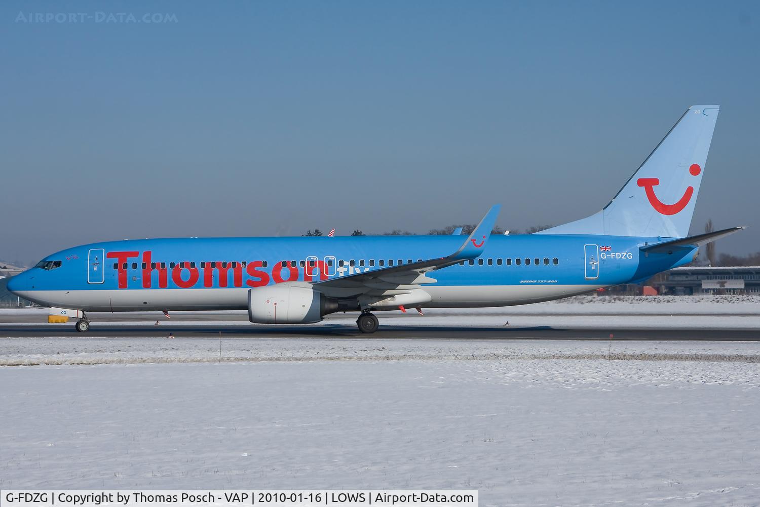G-FDZG, 2008 Boeing 737-8K5 C/N 35139, Thomsonfly