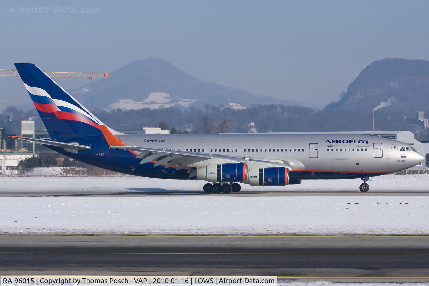 RA-96015, 1995 Ilyushin Il-96-300 C/N 74393201012, Aeroflot - Russian International Airlines