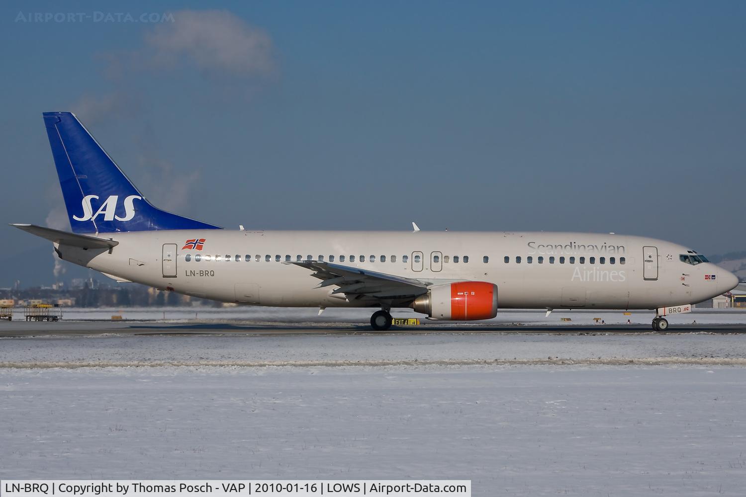 LN-BRQ, 1991 Boeing 737-405 C/N 25348, SAS Scandinavian Airlines