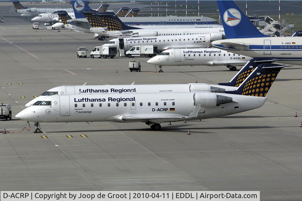 D-ACRP, 2002 Bombardier CRJ-200ER (CL-600-2B19) C/N 7625, together with D-ACRR