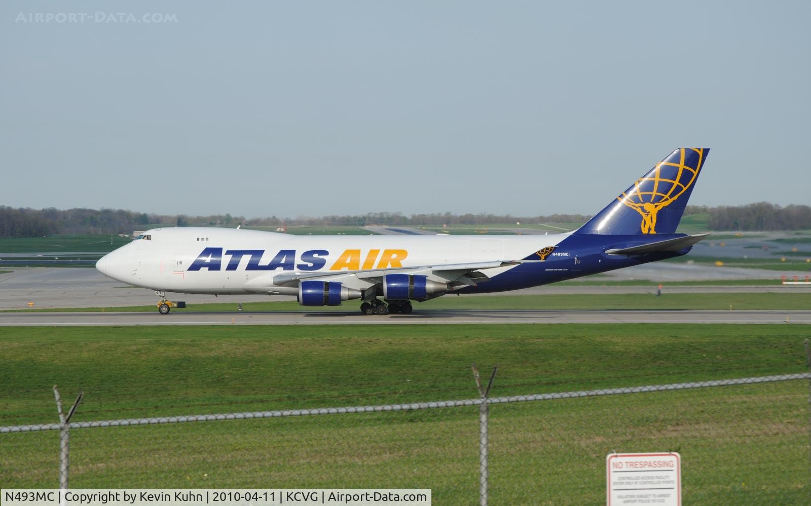 N493MC, 1998 Boeing 747-47UF C/N 29254, Operating PAC948 PANC-KCVG for the second week in a row