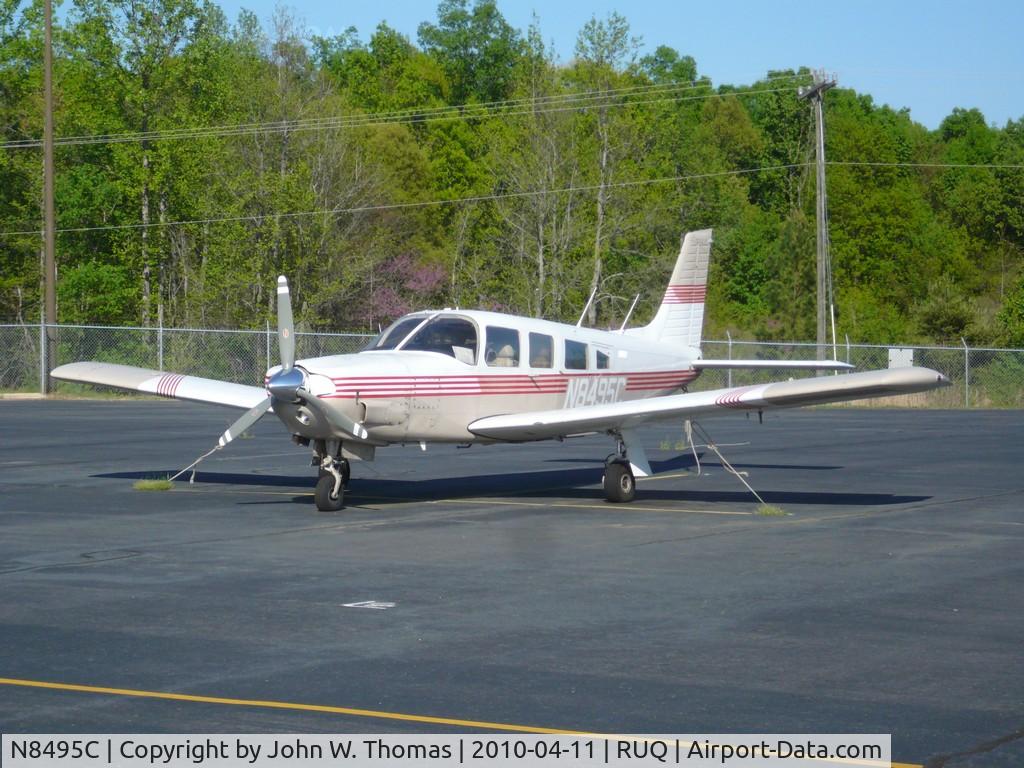 N8495C, 1976 Piper PA-32R-300 Cherokee Lance C/N 32R-7680119, At rest