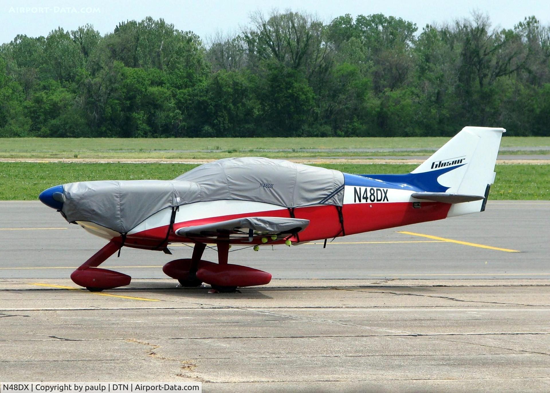 N48DX, 2003 Stoddard-Hamilton Glasair I FT C/N 386, At Downtown Shreveport.