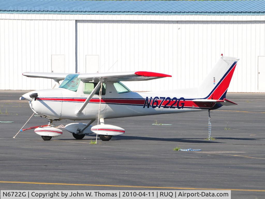 N6722G, 1970 Cessna 150L C/N 15072222, At rest