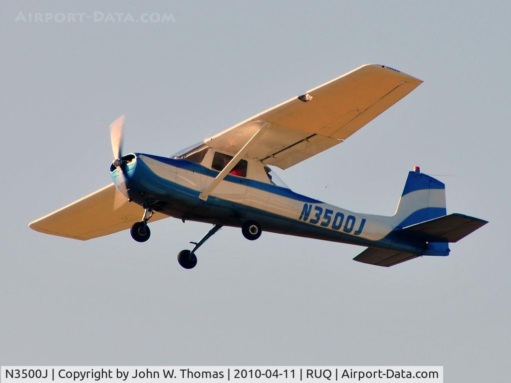 N3500J, 1965 Cessna 150E C/N 15061200, Departing runway 20