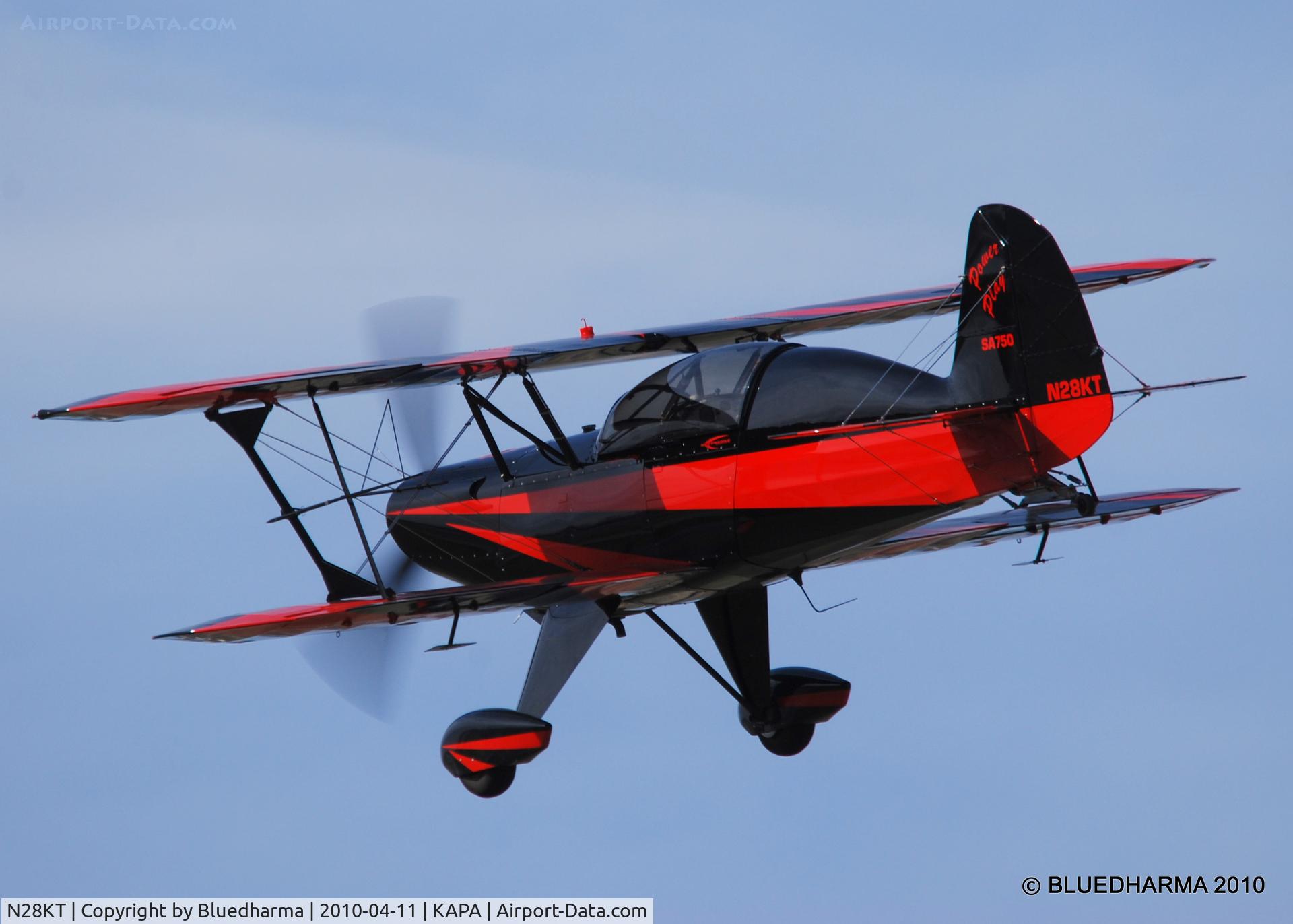 N28KT, 2005 Stolp SA-750 Acroduster Too C/N 0028, PowerPlay On final approach