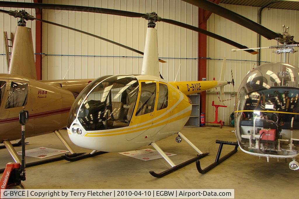 G-BYCE, 1998 Robinson R44 Astro C/N 0520, Robinson R 44 at Wellesbourne