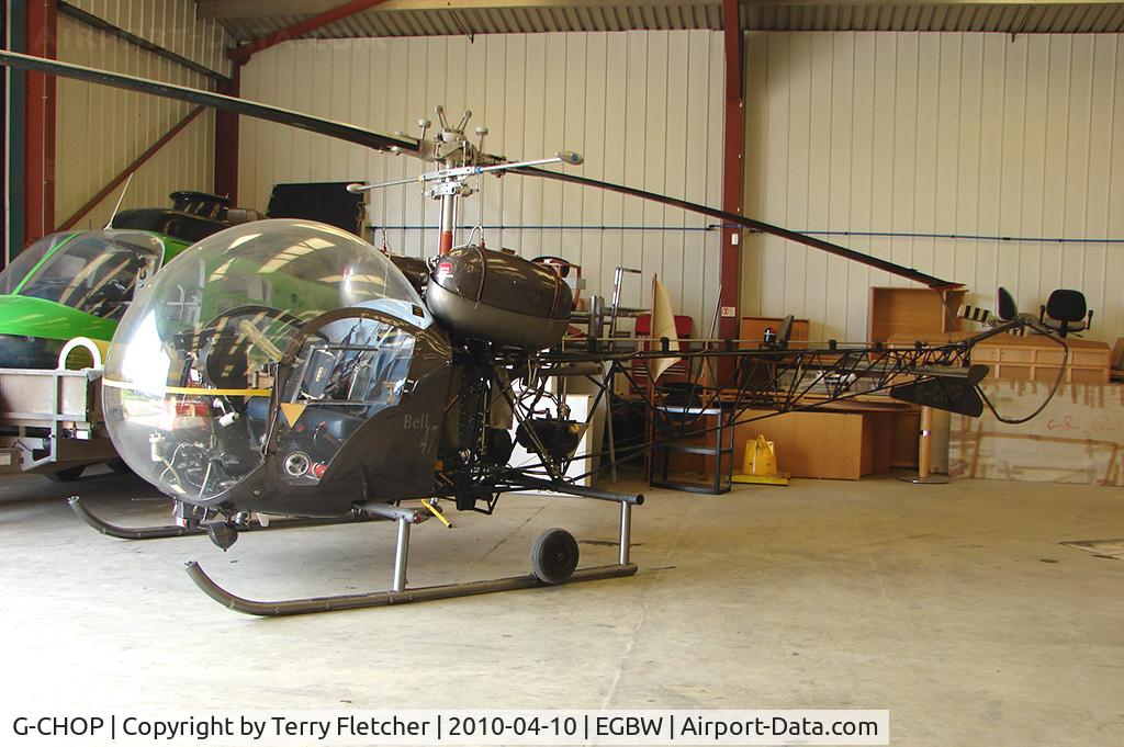 G-CHOP, 1966 Westland 47G-3B-1 C/N WAN-79, WESTLAND BELL 47G-3B-1 (MODIFIED), ex XT221 , at Wellesbourne
