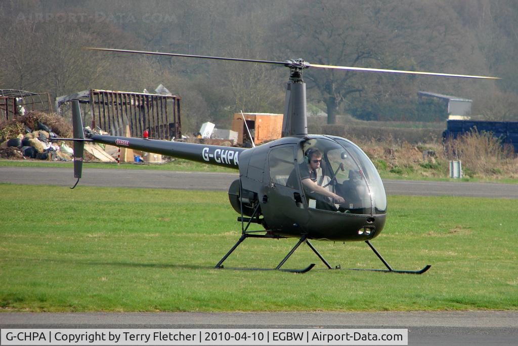 G-CHPA, 2003 Robinson R22 Beta II C/N 3442, Robinson R 22 at Wellesbourne