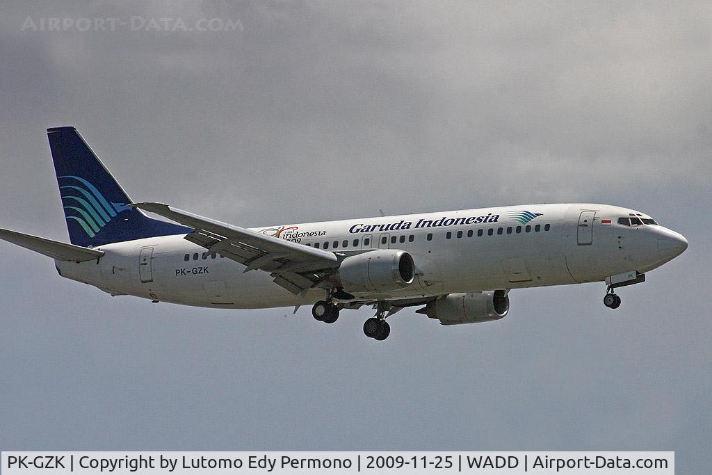 PK-GZK, 1998 Boeing 737-4M0 C/N 29206, Garuda Indonesia