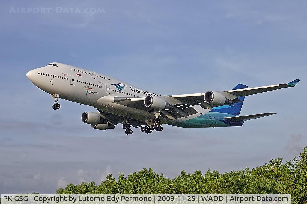 PK-GSG, 1993 Boeing 747-4U3 C/N 25704, Garuda Indonesia