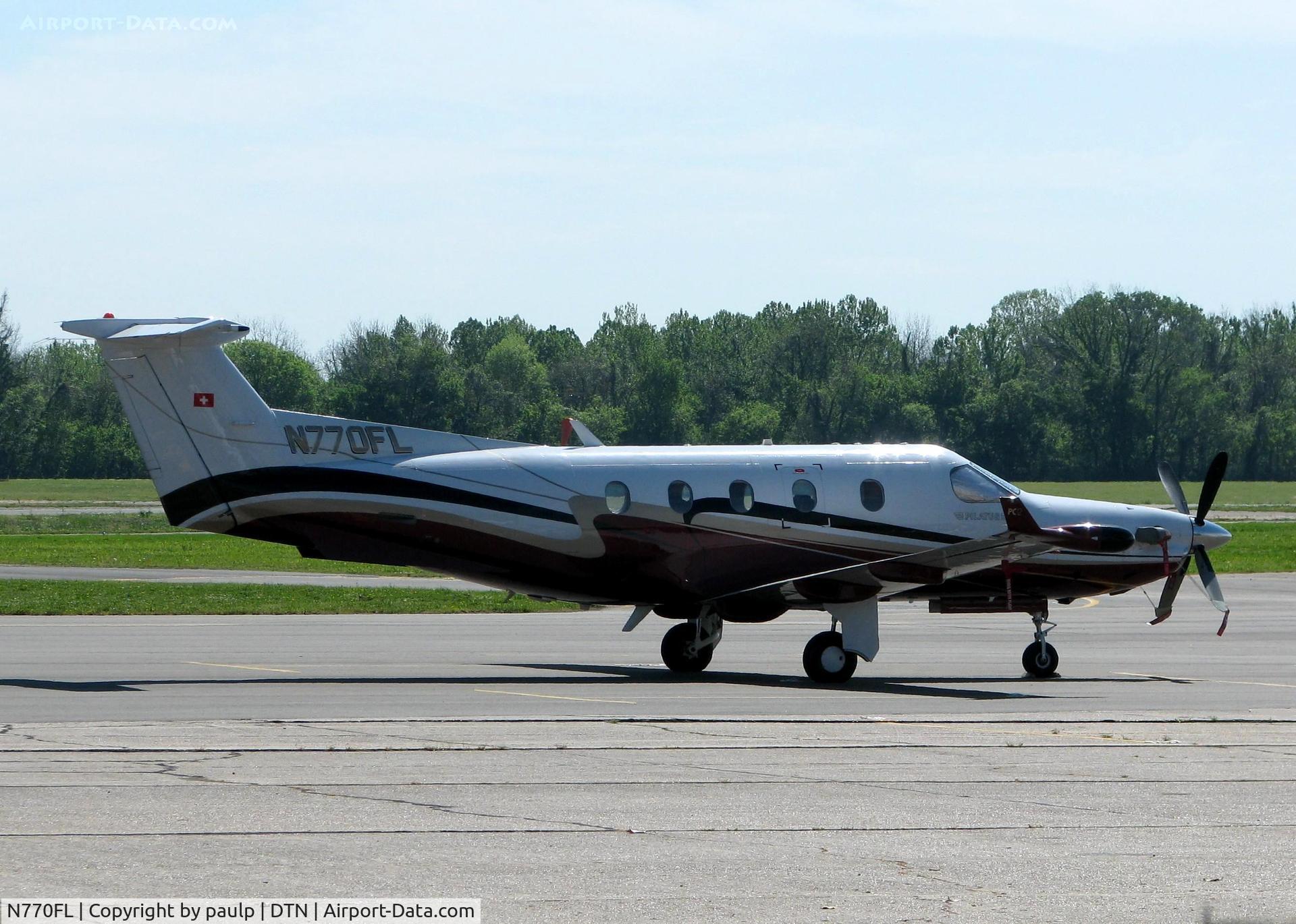 N770FL, 2003 Pilatus PC-12/45 C/N 501, At Downtown Shreveport.