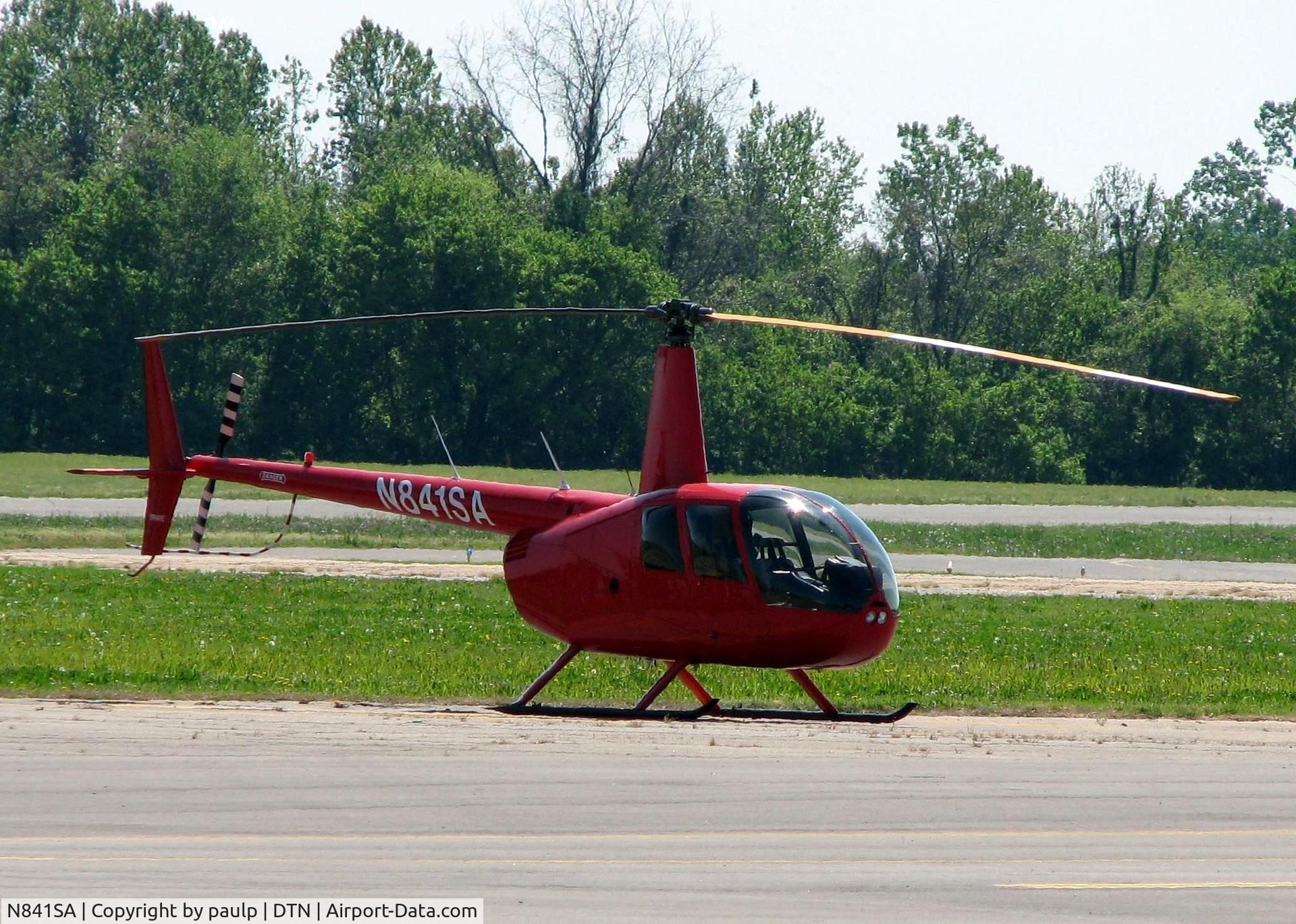 N841SA, 2008 Robinson R44 II C/N 12302, At Downtown Shreveport.