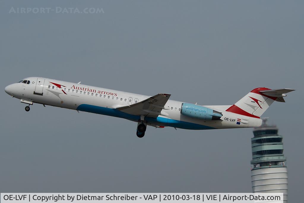 OE-LVF, 1993 Fokker 100 (F-28-0100) C/N 11483, Austrian Arrows Fokker 100