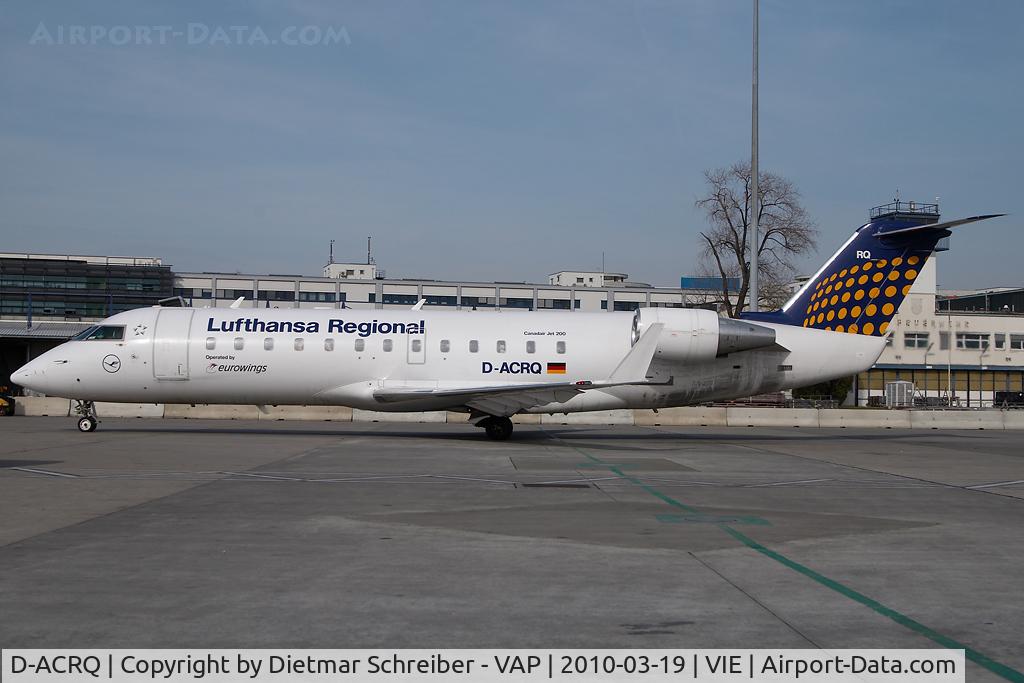 D-ACRQ, 2002 Canadair CRJ-200LR (CL-600-2B19) C/N 7629, Eurowings Regionaljet