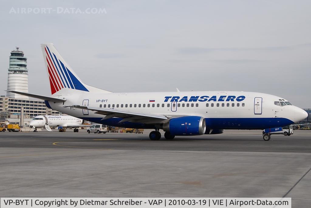 VP-BYT, 1998 Boeing 737-524 C/N 28928, Transaero Boeing 737-500