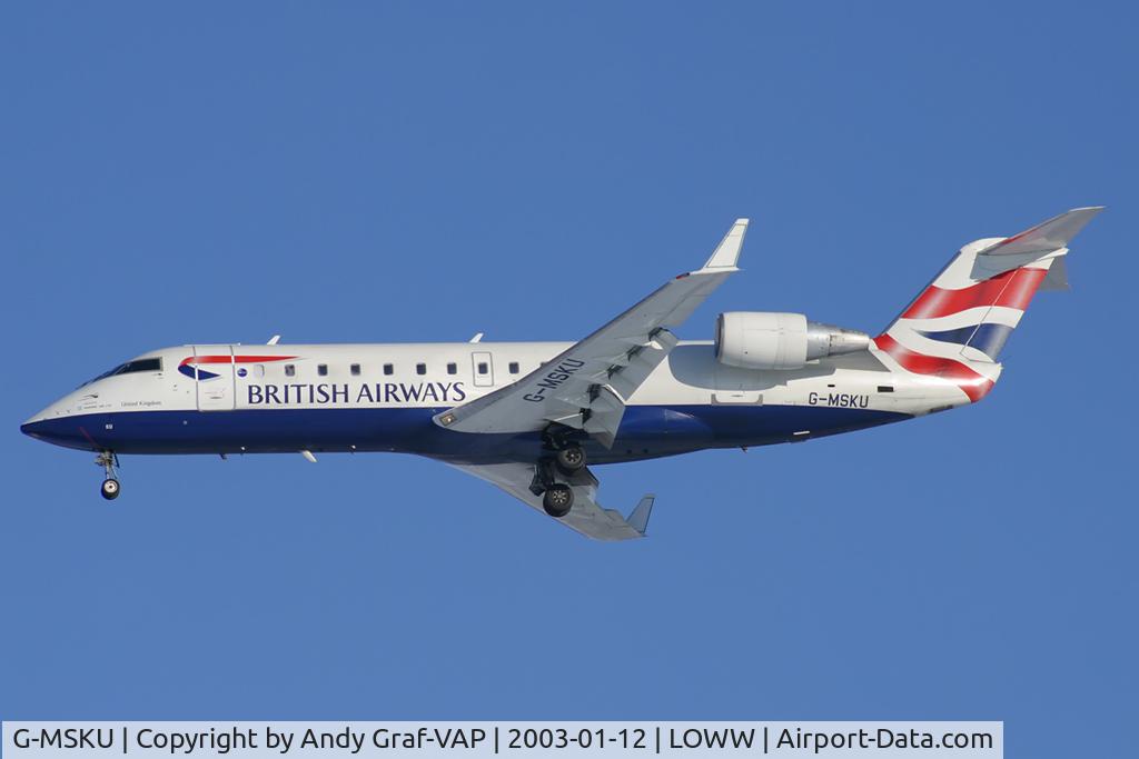 G-MSKU, 2000 Canadair CRJ-200LR (CL-600-2B19) C/N 7442, British Airways CRJ