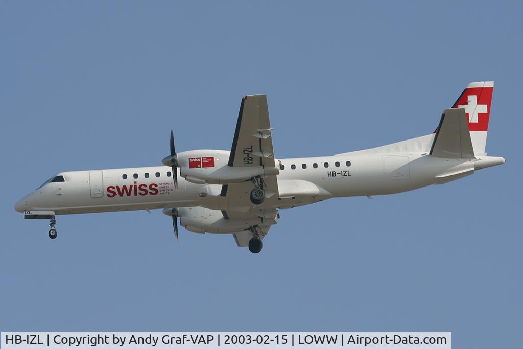 HB-IZL, 1995 Saab 2000 C/N 2000-022, SWISS S2000