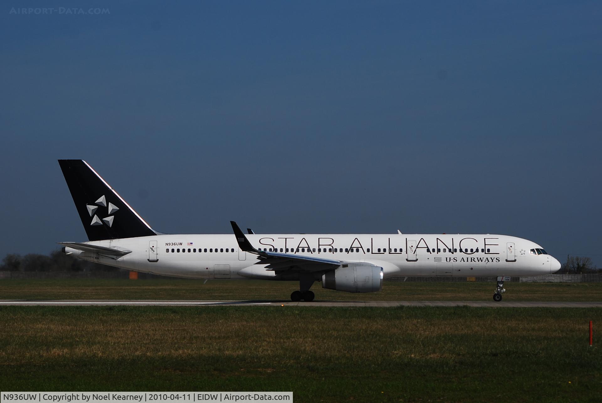 N936UW, 1994 Boeing 757-2B7 C/N 27244, Departing off Rwy 10 bound for Philadelphia