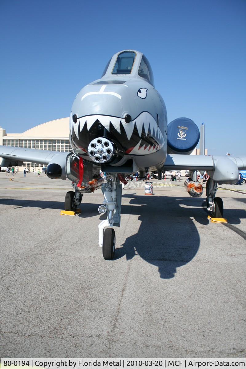 80-0194, 1980 Fairchild Republic A-10C Thunderbolt II C/N A10-0544, A-10A Wart Hog