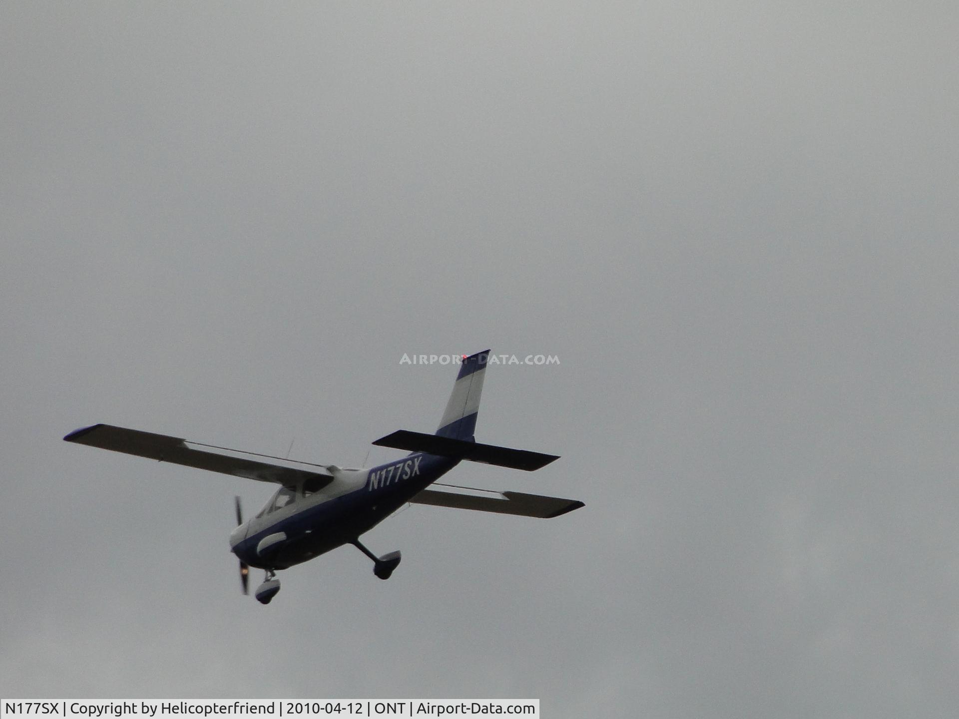N177SX, 1976 Cessna 177B Cardinal C/N 17702532, On final to 26R at Ontario